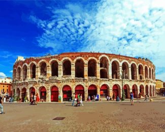 Verona Arena Italy diamond painting