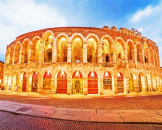 Verona Arena diamond painting