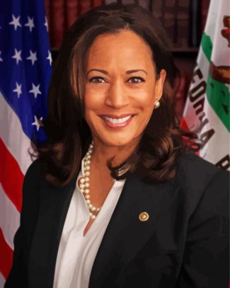 Vice President Kamala Harris diamond painting