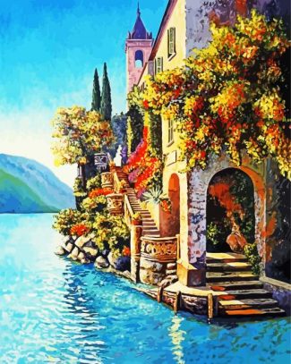 Villa Balbianello Art diamond painting