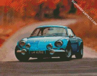 Vintage Alpine Car diamond painting