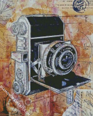 Vintage Camera Art diamond painting