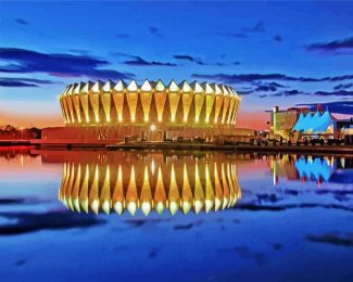 Virginia Hampton Coliseum diamond painting