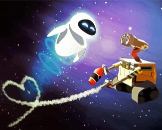 Walle E And Eve diamond painting