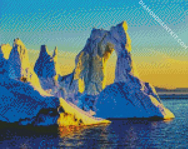 West Greenland Iceberg diamond painting