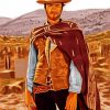 Western Clint Eastwood diamond painting