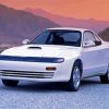 White Celica Car diamond painting