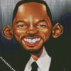 Will Smith Caricature diamond painting