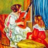 Woman With Guitar diamond painting