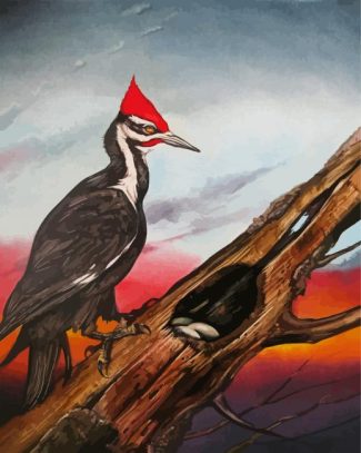 Woodpecker Bird diamond painting