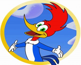 Woody Woodpecker diamond painting