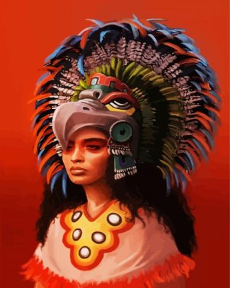 Xochiquetzal Woman diamond painting