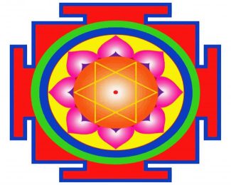 Yantra diamond painting