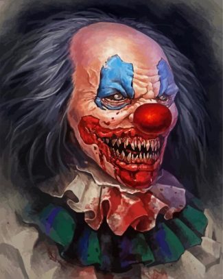 Zombie Clown diamond painting