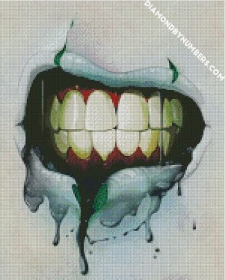 Zombie Mouth diamond painting