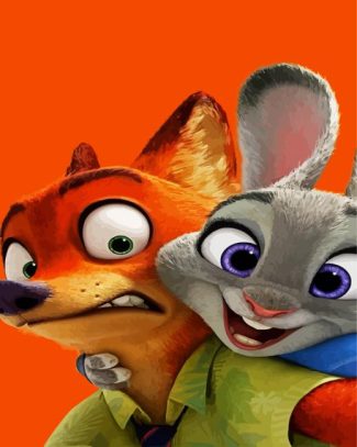 Zootropolis Movie diamond painting