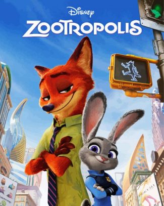 Zootropolis diamond painting