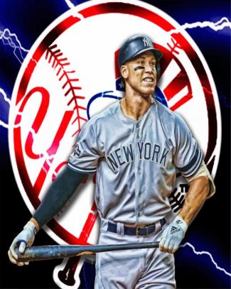 Aaron Judge Ny Yankee diamond painting