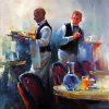 Abstract Waiters diamond painting