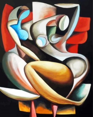 Abstract Cubism diamond painting