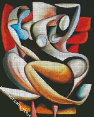 Abstract Cubism diamond painting