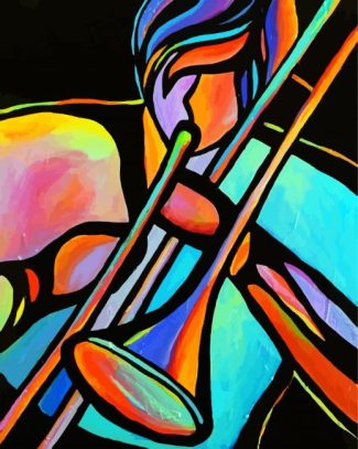 Abstract Musician diamond painting