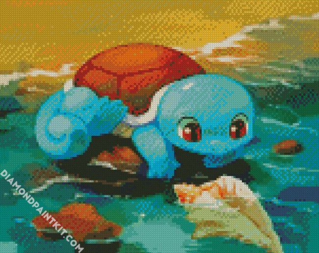 Adorable Squirtle diamond painting