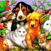 Adorable Pets diamond painting