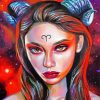 Aesthetic Aries Lady diamond painting