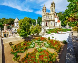 Aesthetic Bom Jesus Do Monte Braga diamond painting