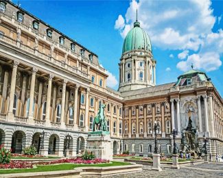 Aesthetic Buda Castle diamond painting