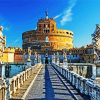 Aesthetic Castel Sant Angelo Vatikan diamond painting