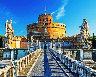 Aesthetic Castel Sant Angelo Vatikan diamond painting