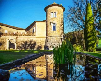 Aesthetic Chateau De Mouans Sartoux Cannes diamond painting