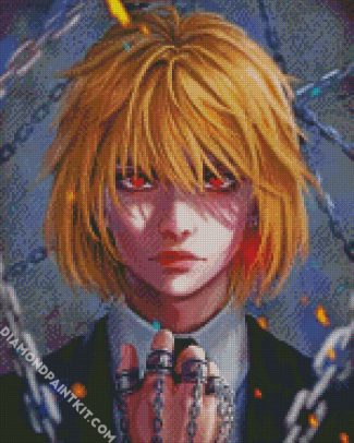 Aesthetic Kurapika Hunter X Hunter diamond painting