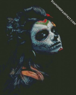 Aesthetic La Calavera Catrina diamond painting