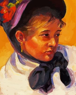 Aesthetic Mary Cassatt Self Portrait diamond painting