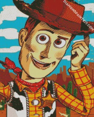 Aesthetic Sheriff Woody diamond painting