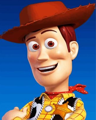 Aesthetic Sheriff Woody Toy Story diamond painting