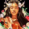 Aesthetic Taurus Lady diamond painting