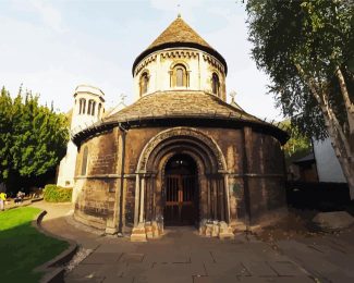 Aesthetic The Round Church Cambridgeshire diamond painting