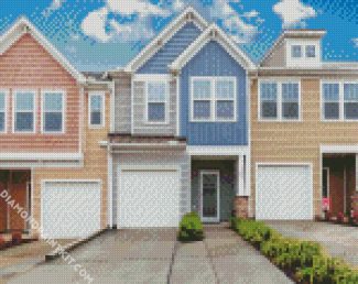 Aesthetic Townhouse diamond painting