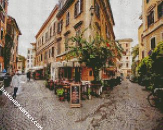 Aesthetic Trastevere diamond painting