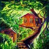 Aesthetic Treehouse diamond painting