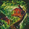 Aesthetic Treehouse diamond painting