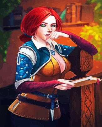 Aesthetic Triss diamond painting