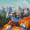 Aesthetic Ultraman diamond painting