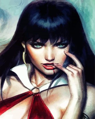 Aesthetic Vampirella diamond painting