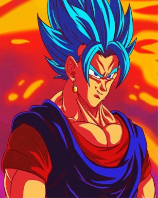 Aesthetic Vegito Anime diamond painting