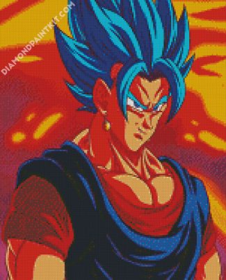 Aesthetic Vegito Anime diamond painting